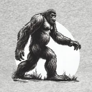 Bigfoot walking T-Shirt